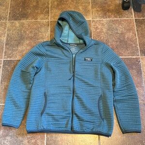 L.L. Bean air light hooded zip up jacket